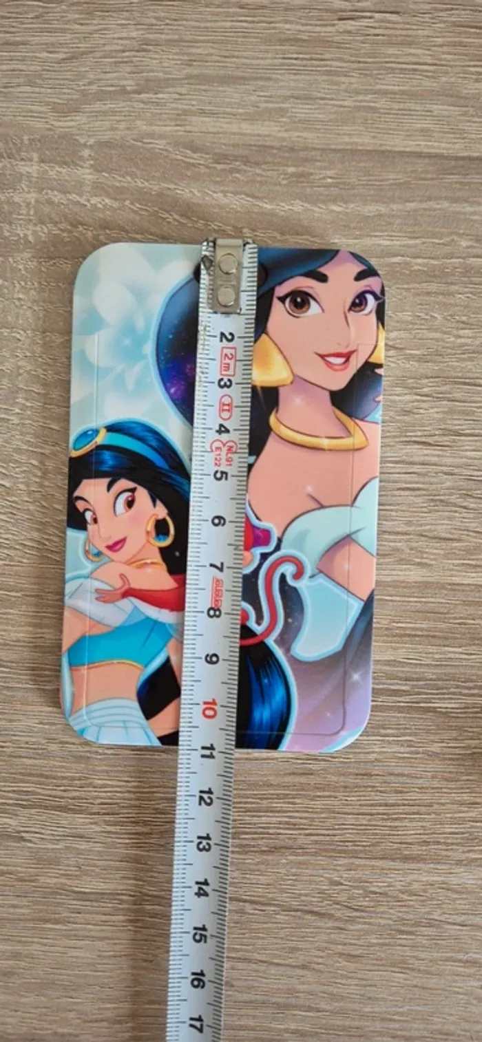 Porte carte d'identité Jasmine / Aladdin avec lanière fantaisie. - photo numéro 5