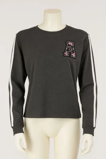 Pull gris à manches longues – Taille M