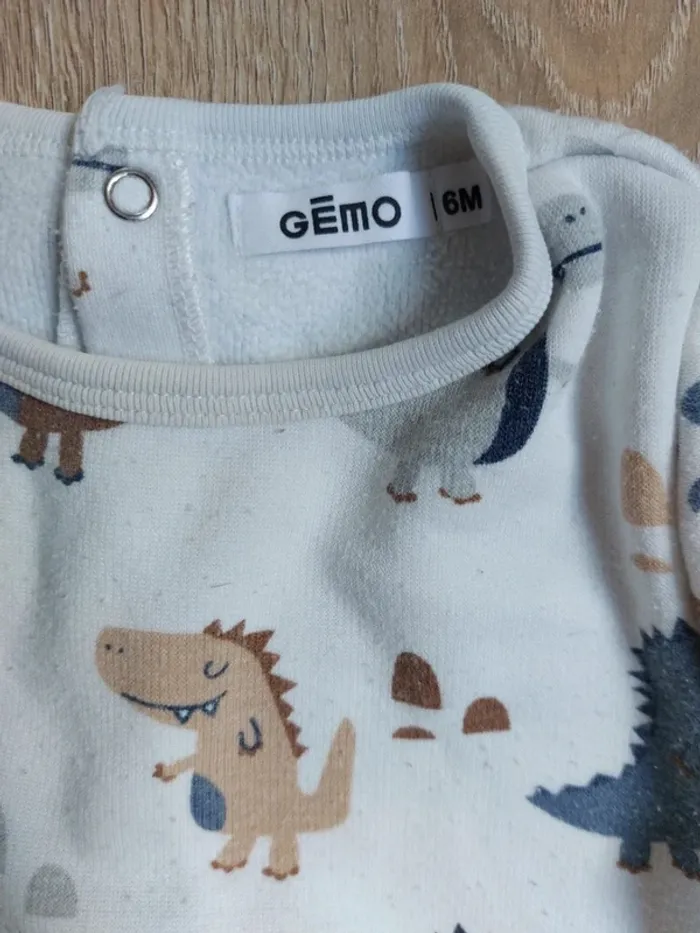 Pyjama chaud Gemo 6 mois - photo numéro 2