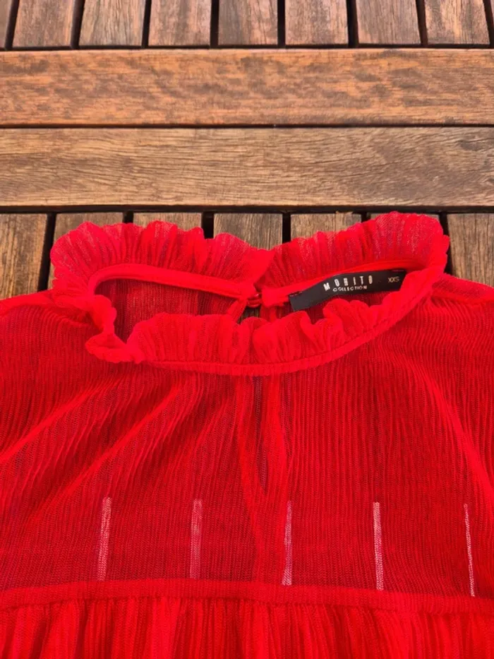 Blouse Mohito rouge T.36/38 - photo numéro 6