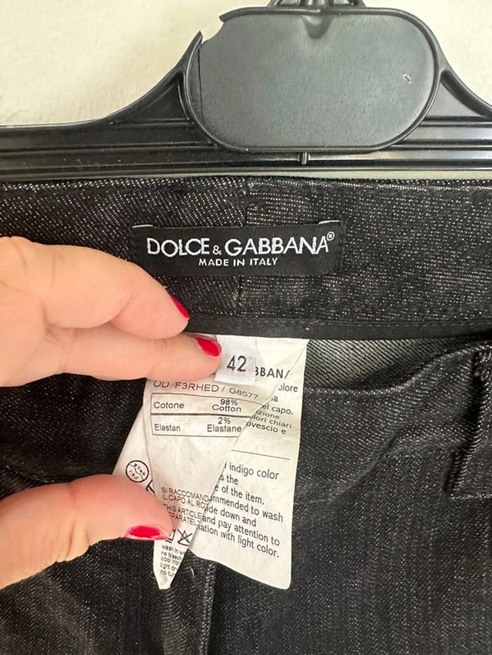 Jean noir gris anthracite - Dolce & Gabbana - photo numéro 2