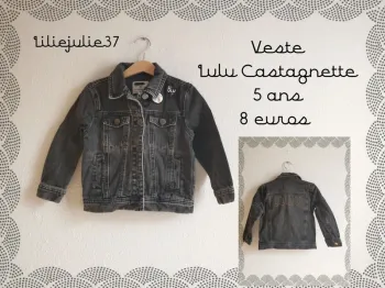 Veste Lulu castagnette 5 ans