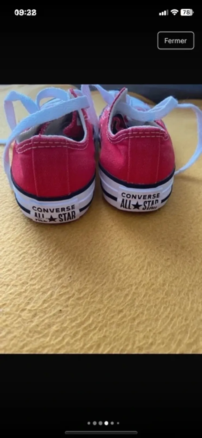 Converse rouge - photo numéro 7