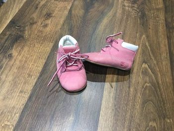 Chaussure basket rose Timberland en 16
