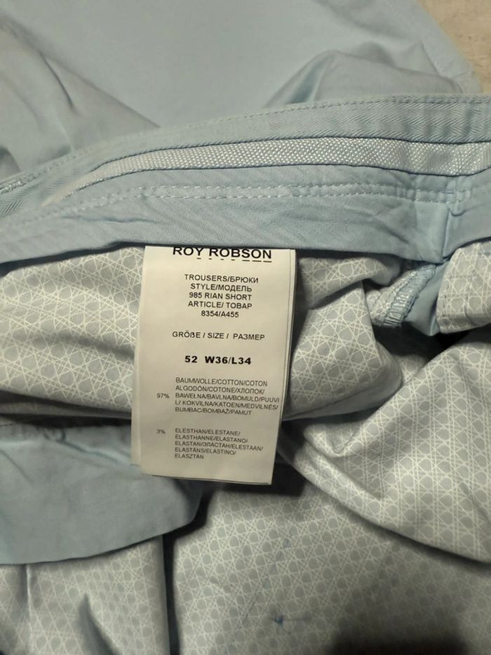 Roy Robson - Short « Rian Short » bleu, taille 52 - photo numéro 6