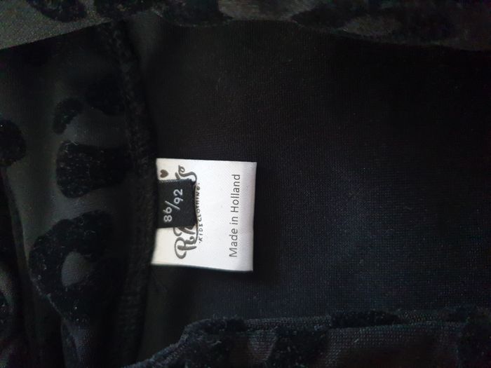 Veste / gilet noir léopard velours - T86/92 - R.Rebels - photo numéro 2