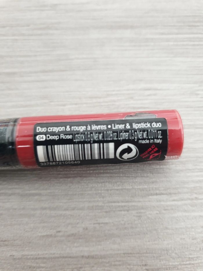 Duo crayon et rouge à lèvres n°4 Deep Rose - photo numéro 4