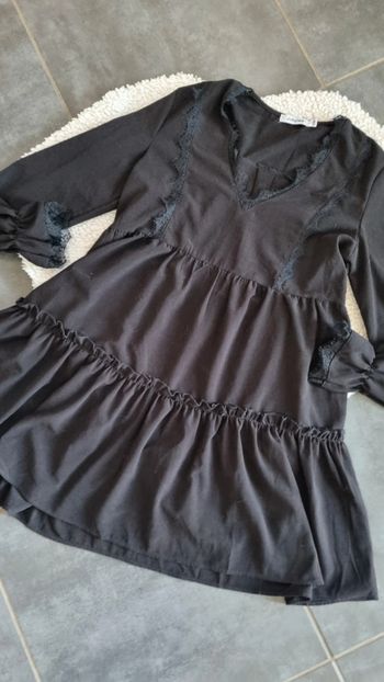 Robe fluide sympa noire neuf taille s/ m oversize