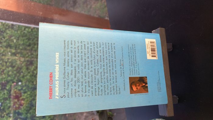 Livre 'aurais préféré vivre – Thierry Cohen