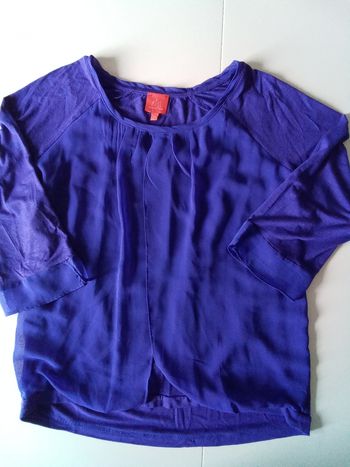Blouse bi matière, Captain Tortue. Taille 2