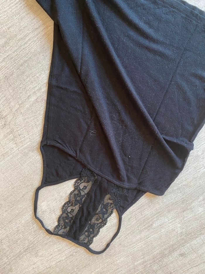 Débardeur noir basique femme – fines bretelles - photo numéro 3