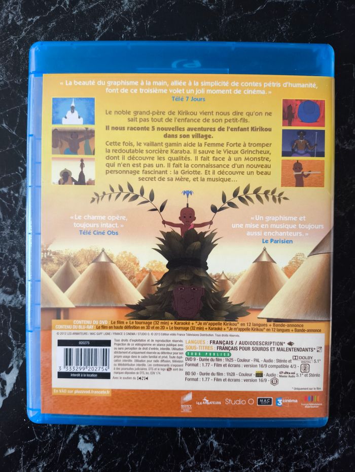Kirikou et les Hommes et les Femmes en Blu-ray - photo numéro 2