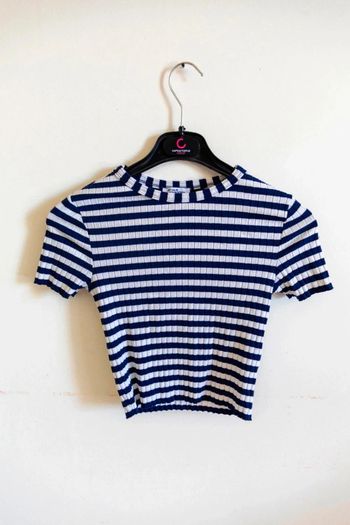 C48 top rayé Jennyfer XS