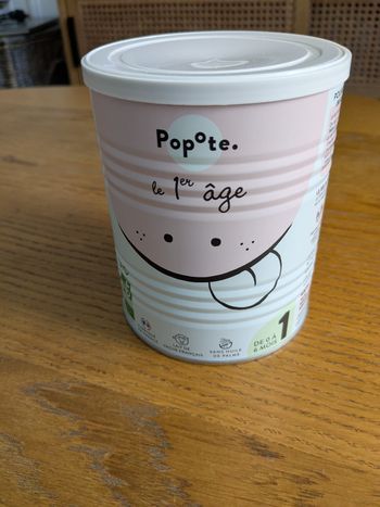 Lait infantile bio 1er âge Popote 400g