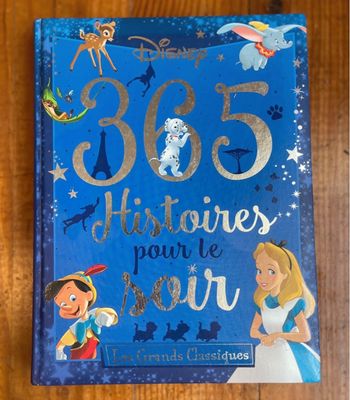 Livre disney 365 histoires pour le soir grands classiques
