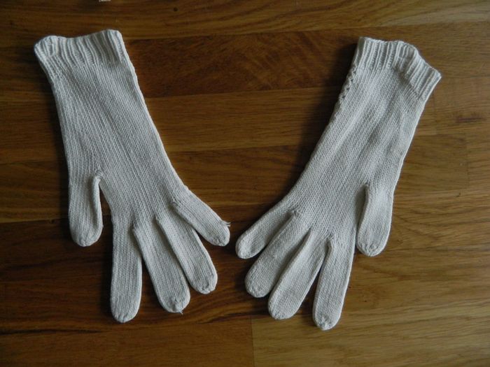 Gants en crochet vintage T 7.5 - photo numéro 2