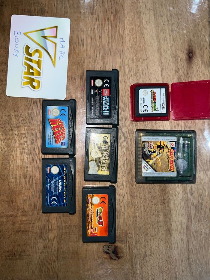Lot jeux GBC, GBA et DS
