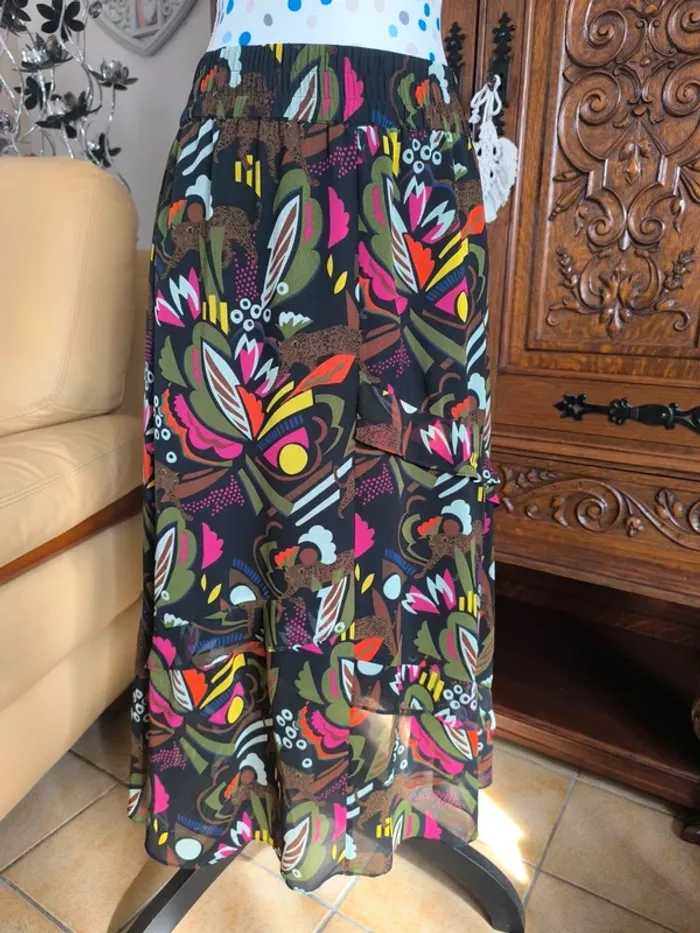 Superbe jupe motifs jungle