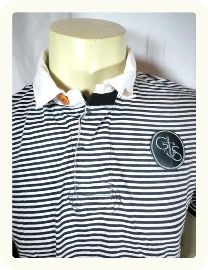 Polo rayures marinière homme G-star raw Taille XL 42 - photo numéro 2