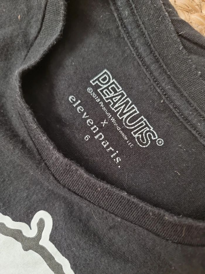 Tee-shirt snoopy eleven paris 6ans - photo numéro 3