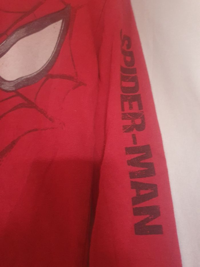 T-shirt manche longue spider man T.4ans - photo numéro 3