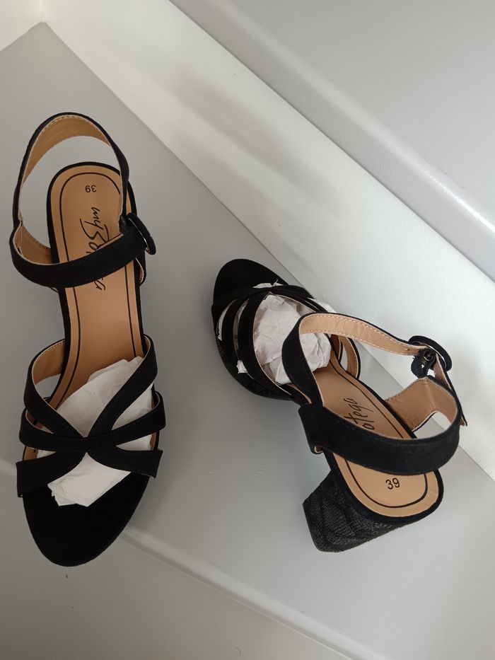 Sandales à talons pointure 39 marque My Botega en excellent état - photo numéro 5