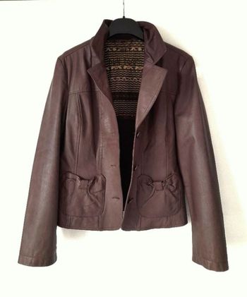 Veste en cuir authentique, Naf-Naf