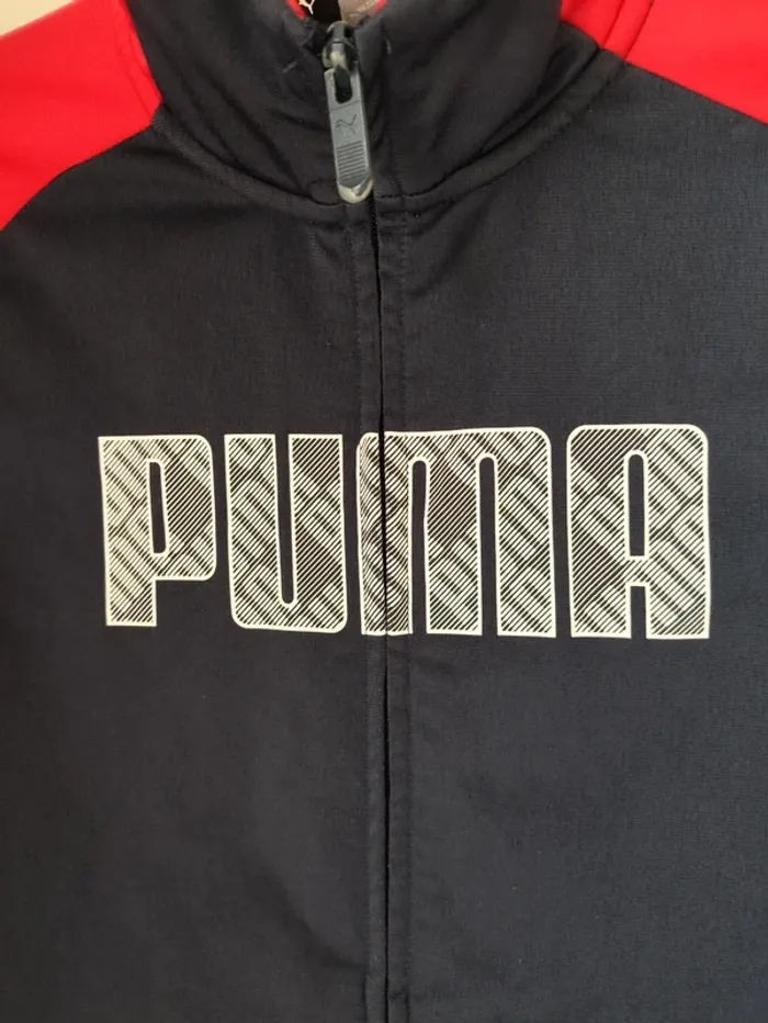 🧥🔴 Veste zippée de sport PUMA – 11/12 ans – Bon état - photo numéro 3
