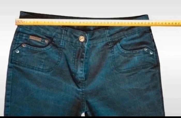 Jean stretch gris noir taille M  38 la city - photo numéro 6