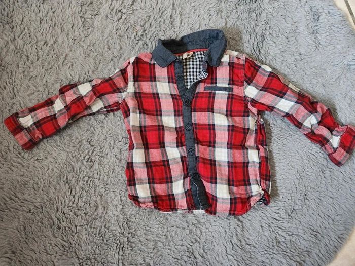 Chemise à carreaux 23 mois