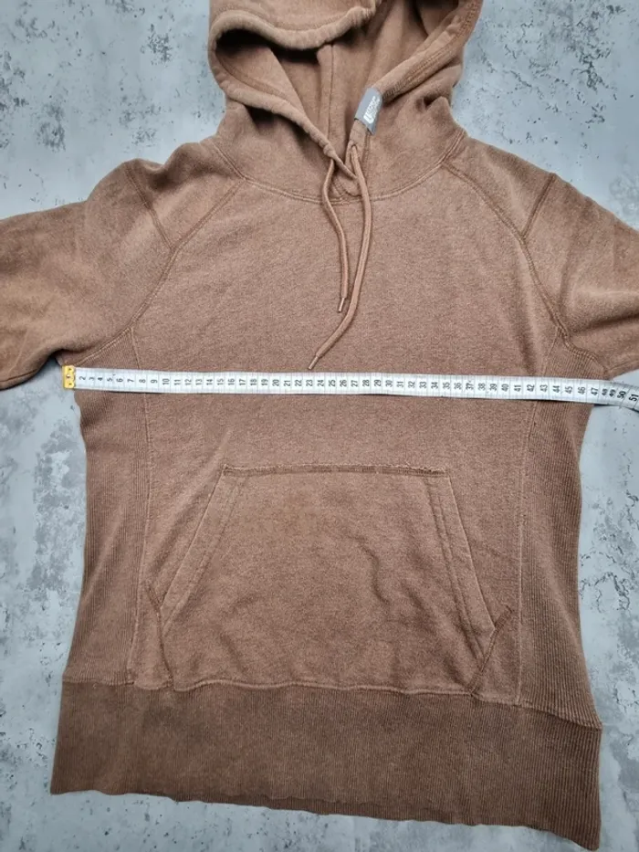 Sweat à capuche The North Face marron clair – Taille S Femme (mesures en photos) - photo numéro 6