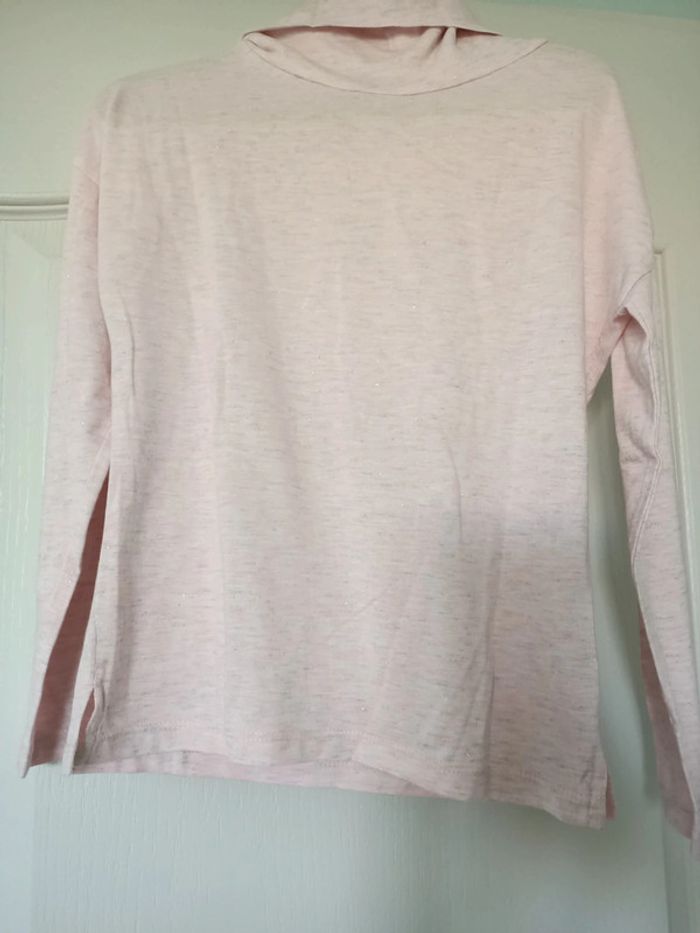 Sous pull 8 ans rose clair