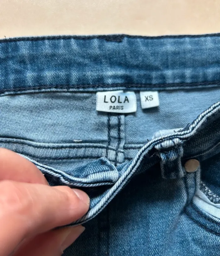 Jean bleu femme taille xs Lola Paris - photo numéro 3