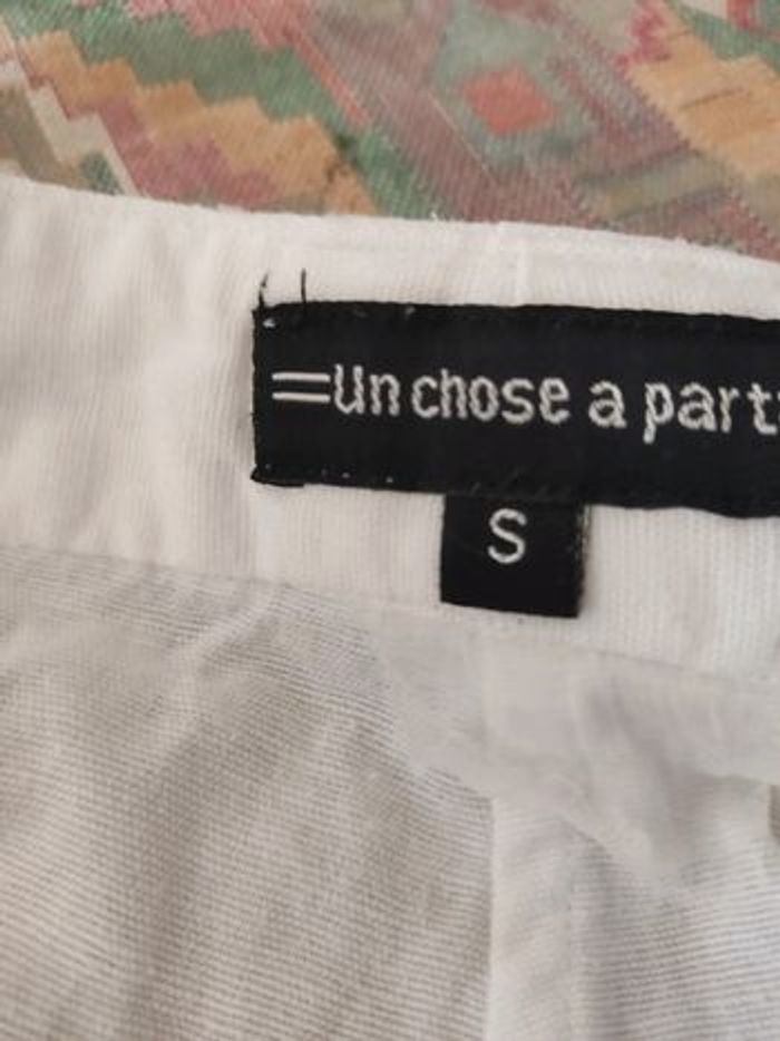 Pantalon blanc léger été taille S - photo numéro 5