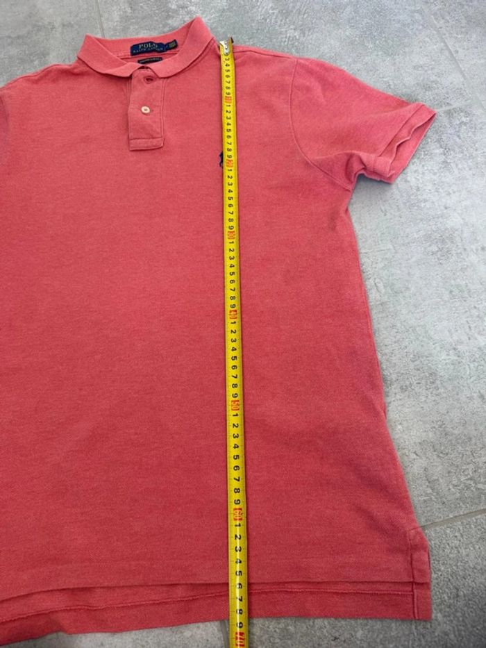 Polo Ralph Lauren corail homme taille M parfait état - photo numéro 8