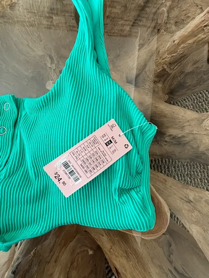 Haut de maillot de bain Ardene swim vert menthe - photo numéro 3