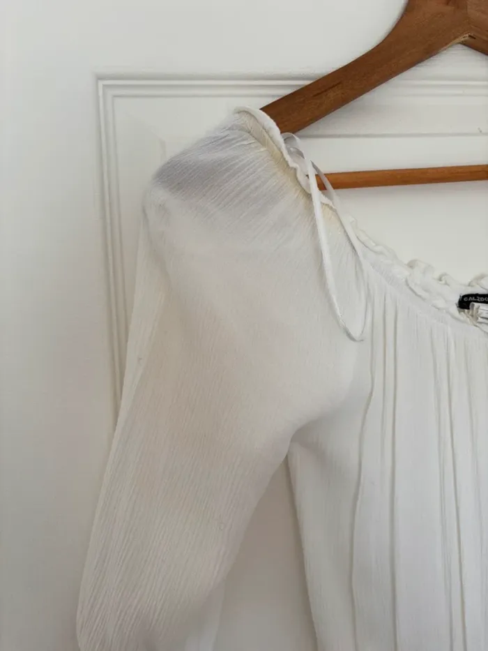 Combishort de plage blanc Calzedonia taille S - photo numéro 4