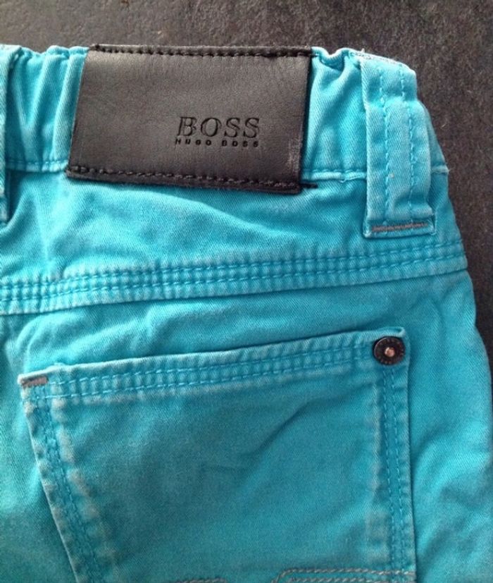Short bleu Hugo Boss -18 mois - photo numéro 4