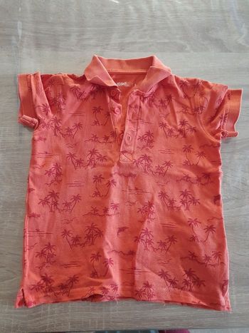 Polo 3 ans orange