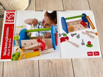 Boite à outils en bois hape neuve