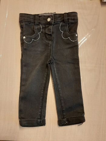 Pantalon en jeans gris foncé 6 mois neuf orchestra