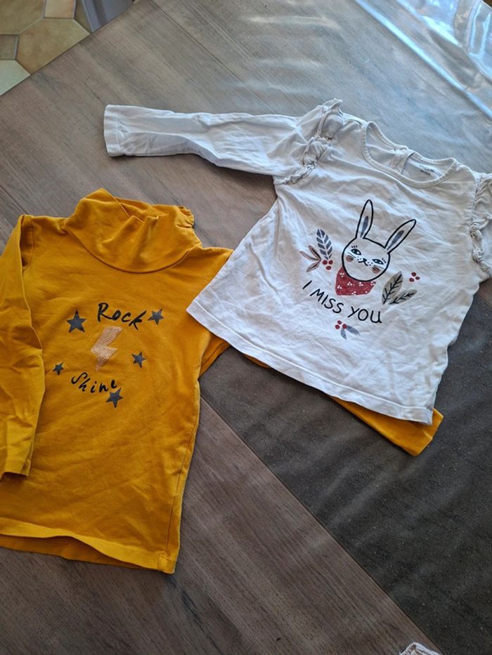 Deux tee shirt manche longue - photo numéro 2