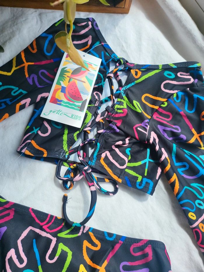 Magnifique maillot de bain manches longues océan 5 ans - photo numéro 5