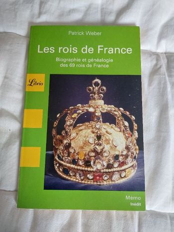 Livre titre Les rois de France