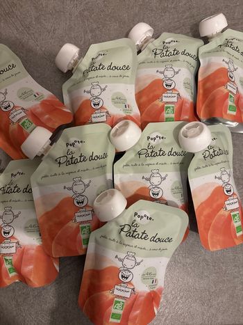 Lot 9 purées patate douce