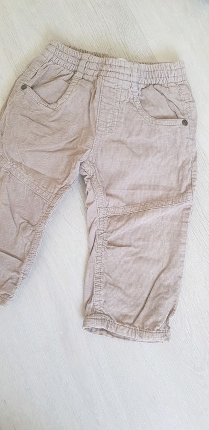 Pantalon velours 12 mois - photo numéro 2