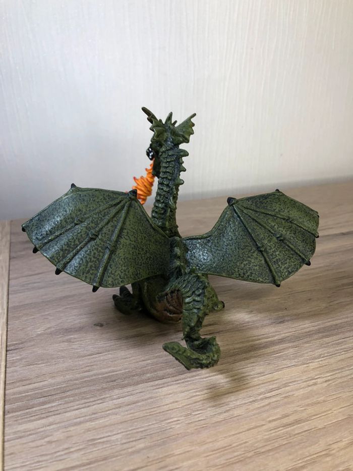 Créature figurine Papo mythique légendaire fantasy dragon vert - photo numéro 3