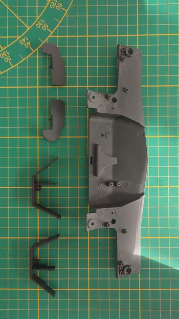 Pièce du fascicule n°18 numéro 18 pièce détachée Ecto 1 Ghostbusters 1/8 1/8e 1/8ème Eaglemoss #E42