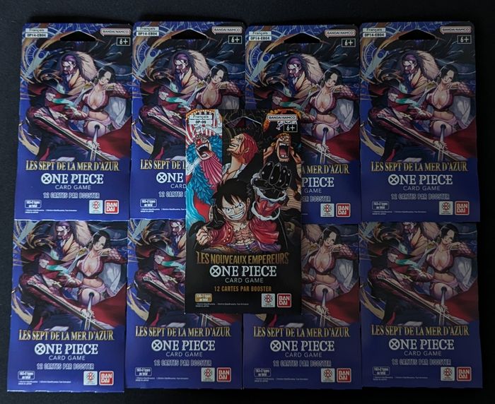 One piece - 8 boosters OP14 + 1 booster OP09