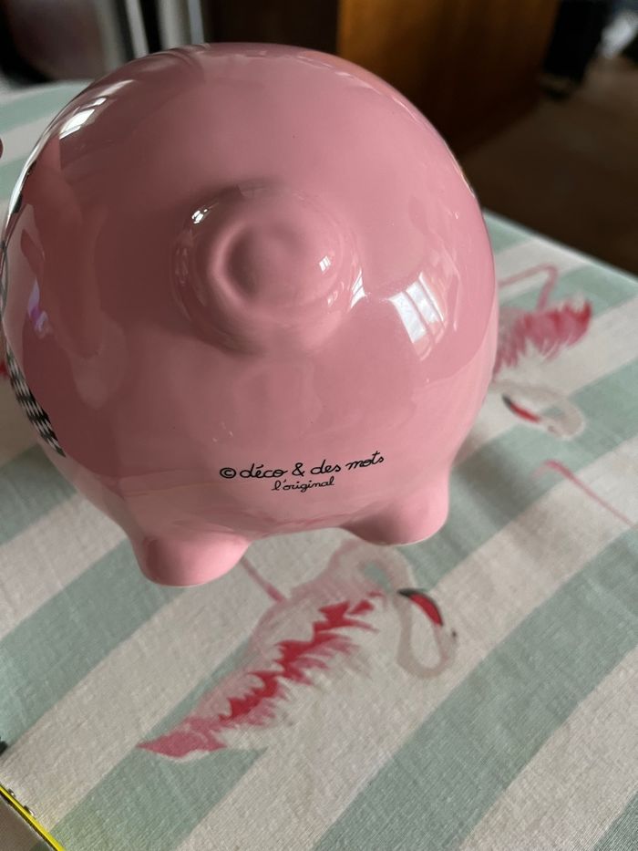 Tirelire cochon rose - photo numéro 8